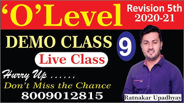 O Level | Demo class-9| Introduction to Computer | Chapter-1|(IT TOOLS & Network BASICS)RATNAKAR SIR