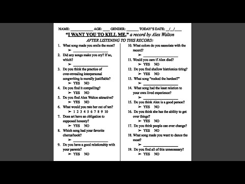 I Dont Want To Hit You - Alex Walton