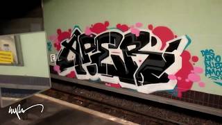 Canadian Graffiti Sprayer Aper Visits Berlin [HD]