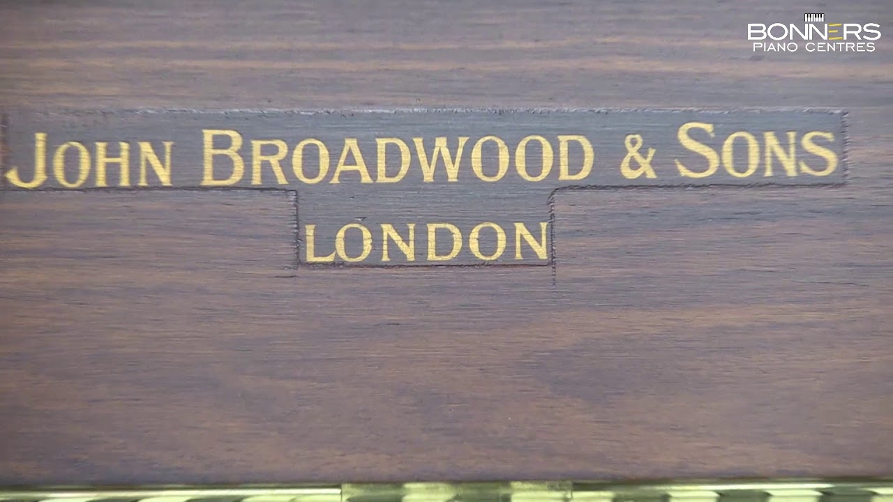 Broadwood Reconditioned Upright Piano - YouTube
