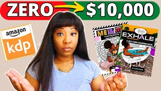 How To Make Your First $10,000 with AMAZON KDP (Print on Demand.)