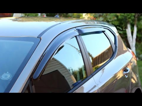 Для чего устанавливают дефлекторы на боковые окна  автомобиля.