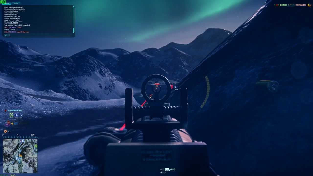 2.5k Resolution Planetside 2 Test (2560x1440p)