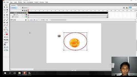 tutorial membuat animasi sistem tata surya menggunakan aplikasi MACROMEDIA FLASH PRO 8