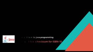 Exercise 3.9 (ISBN-10 checksum) | Introduction to Java Programming