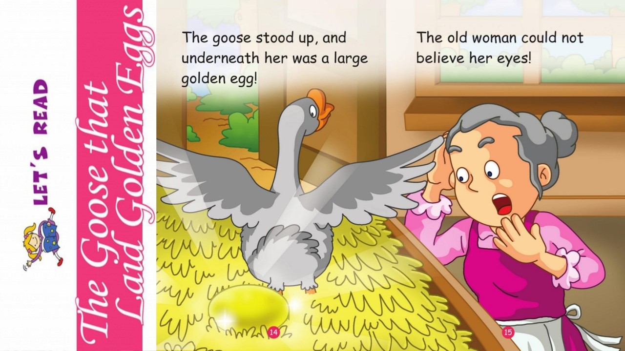 The Goose that Laid Golden Eggs | A Classic English Fairy Tale | Read ...
