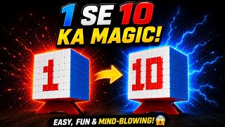 7x7 Rubik's Cube Number Pattern 1 to 10 | Easy Step-by-Step Tutorial