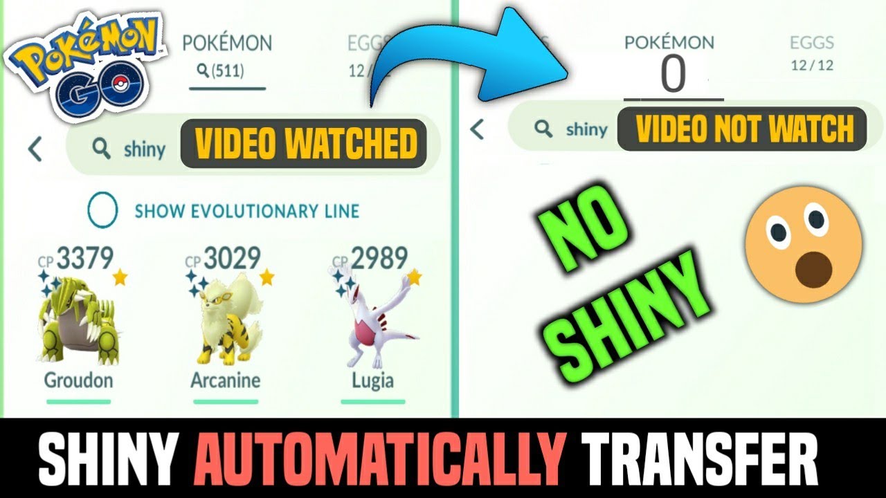 Pokemon go New Major Bug. Shiny Pokemons Automatically Transfer. Pokemon go Serious Issue