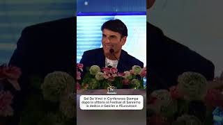 Sal Da Vinci in conferenza stampa al Teatro Ariston di Sanremo
