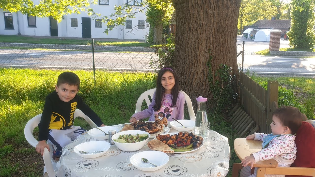 زراعة الخضروات مع ايفا وجان .يوم جميل.مشاوي.شاي ع فحم .شيش طاووق.فروج مشوي