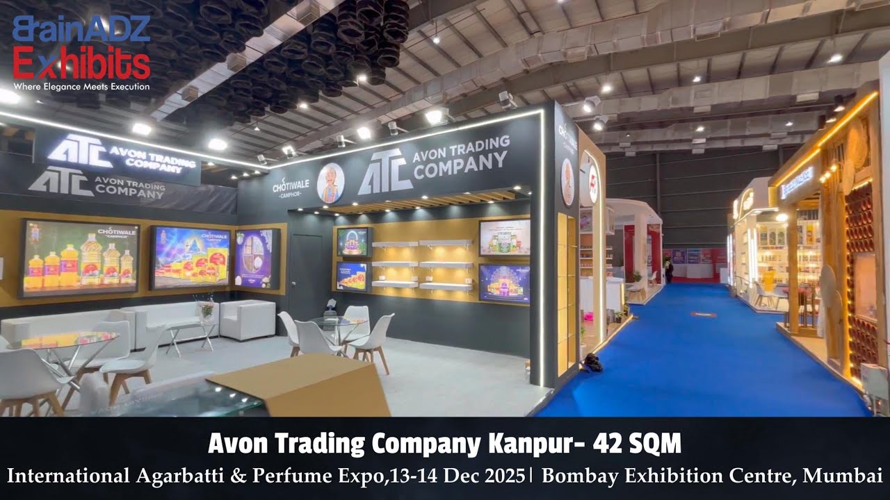 Avon Trading at International Agarbatti & Perfume Expo 2025 – Designed & Built by BrainADZ Exhibits
