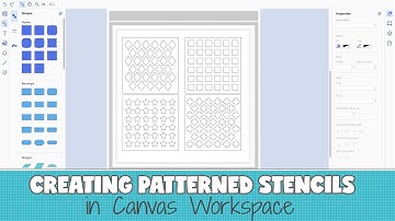 How to Create Pattern Stencils in ScanNCut Canvas Workspace