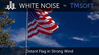 Flag Flapping in the Wind 10 Hour Sleep Sound - Black Screen