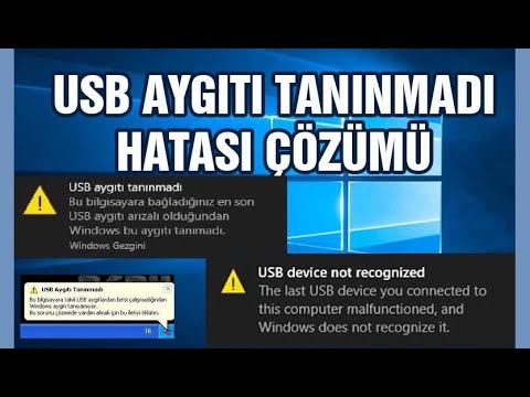 USB Aygıtı Tanınmadı Hatasının Çözümü