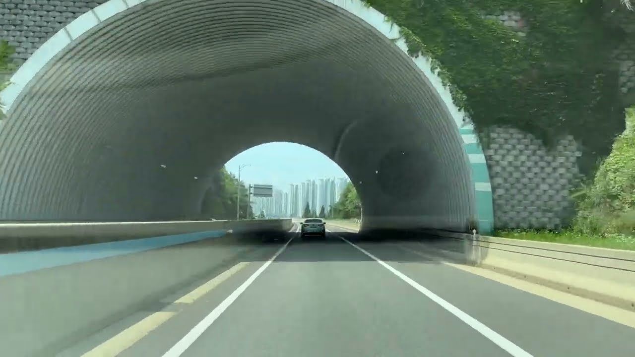 인천 송도 - 인천대교 - 인천공항 주행영상 / ASMR Driving Incheon, Korea highway 4k60p