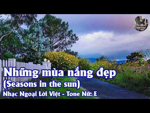Karaoke Những Mùa Nắng Đẹp (Seasons In The Sun) Tone Nữ | TAS BEAT