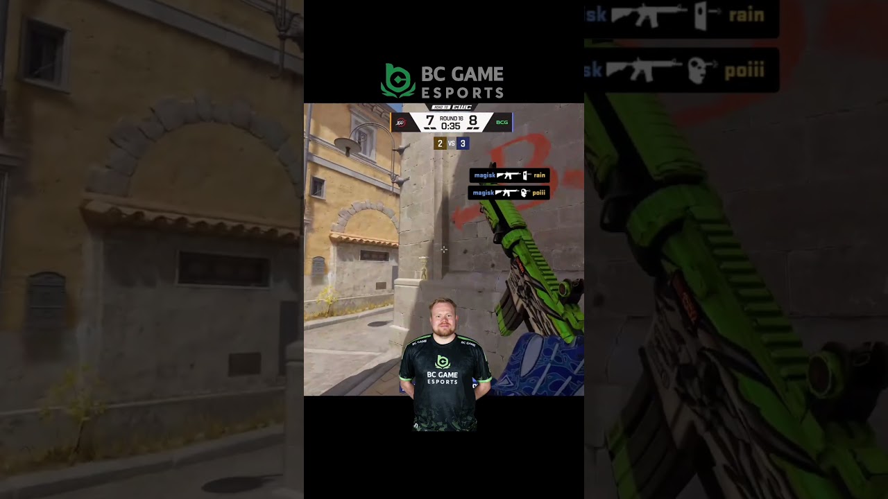 What a round by Magisk 🤯 #cs2 #csgo #esportscsgo #bcgame