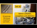 Bohrer schleifen, ausspitzen und den Bohrerschaft abdrehen