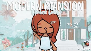 Modern Mansion House Tour! 🌷 *aesthetic* | Emersyn’s Toca | 🍉