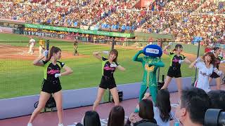 20220405 開幕週 Rakuten Girls 【林襄、曲曲、凱莉絲】 海盜應援