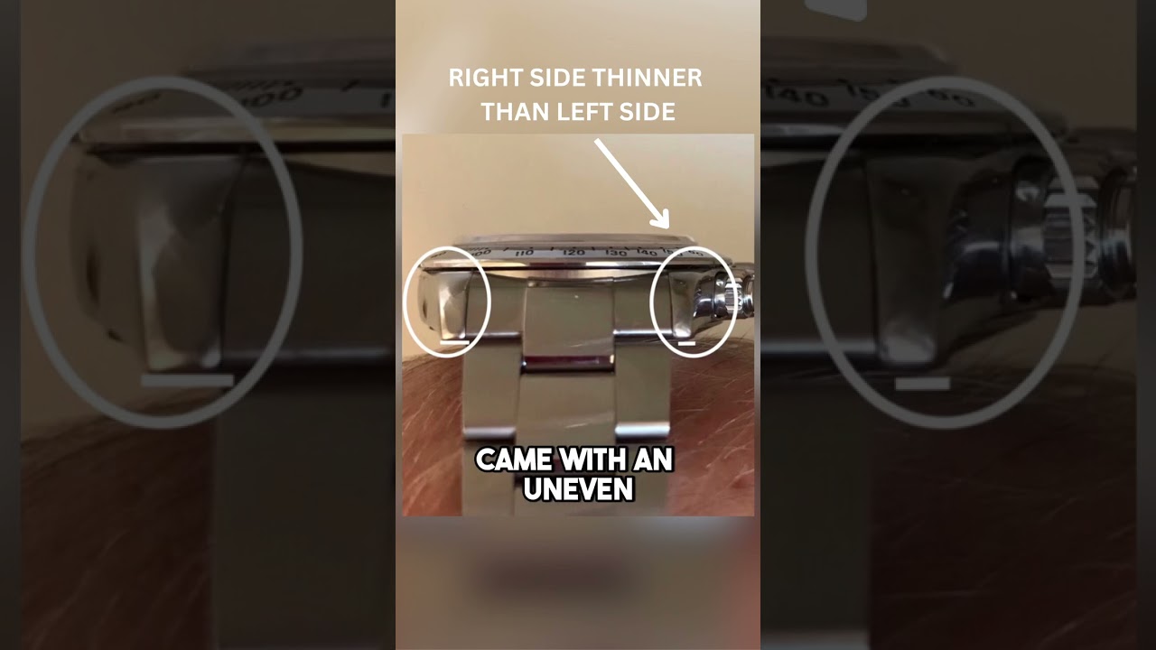 The one flaw that makes the old Rolex Daytona even more collectible! 