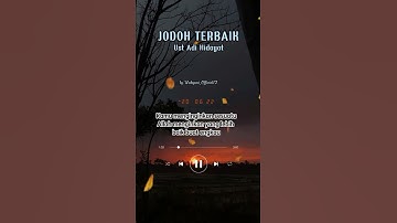 Jodoh Terbaik.. Ust Adi Hidayat
