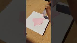 DIY mirror decor idea #artshorts #ideas #aestheic  #canvas #mirror