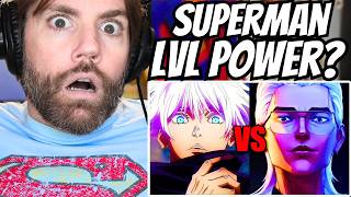 Superman Fan Reacts to GOJO vs HERO X is NOT Close | JJK vs Hero X