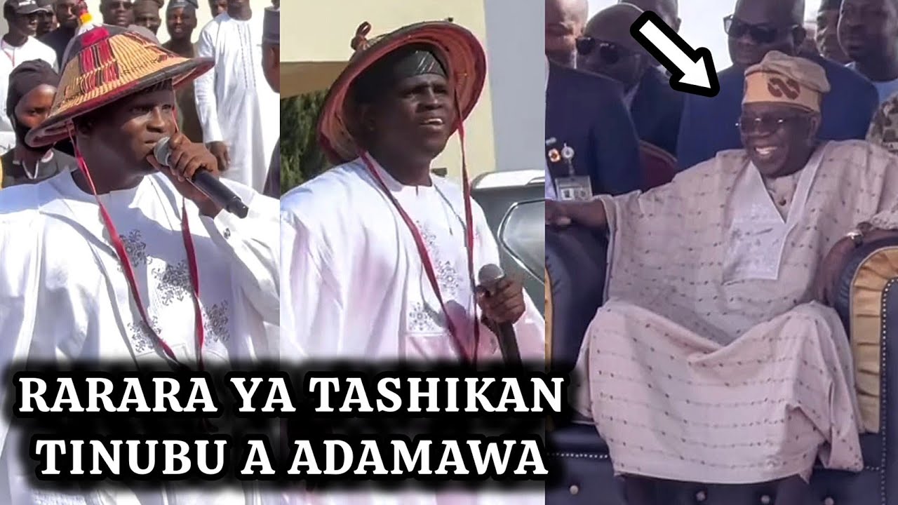 YADDA RARARA YA TASHIKAN TINUBU A WANI TARO A ADAMAWA