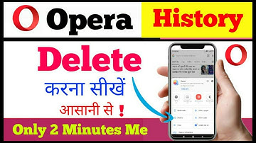 opera history delete problem solve | delete opera history | how to delete opera history permanently