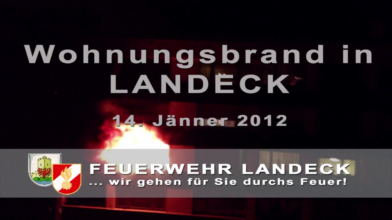 2012 Wohnungsbrand in der Fischerstraße in Landeck