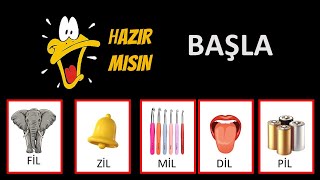 Zi̇l - Pi̇l Di̇l- Mi̇l Ri̇ti̇m Oyunu Ai̇lece Oynayin Eğlenceli̇ Vaki̇t Geçi̇rmek İçi̇n - Oyunlar