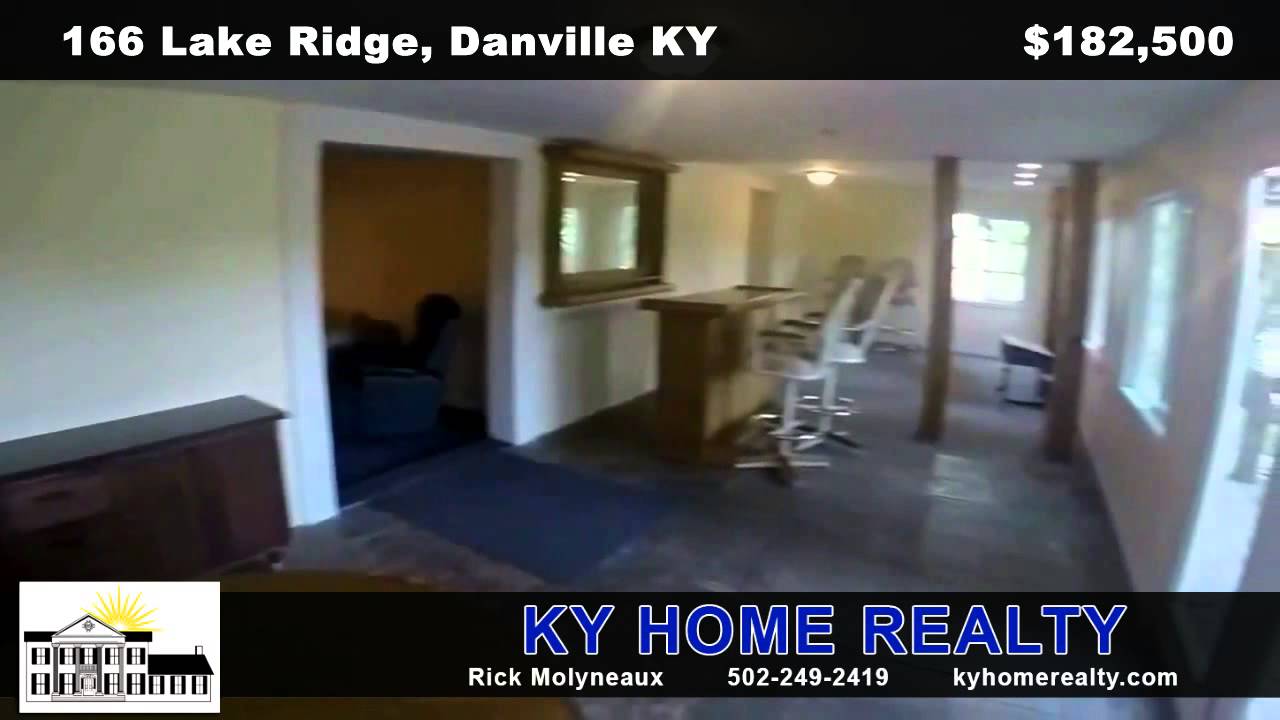KY Home Realty Listing 166 Lake Ridge Drive, Danville KY YouTube