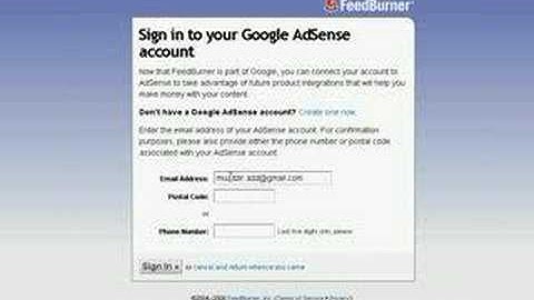How to link feedburner to Adsense