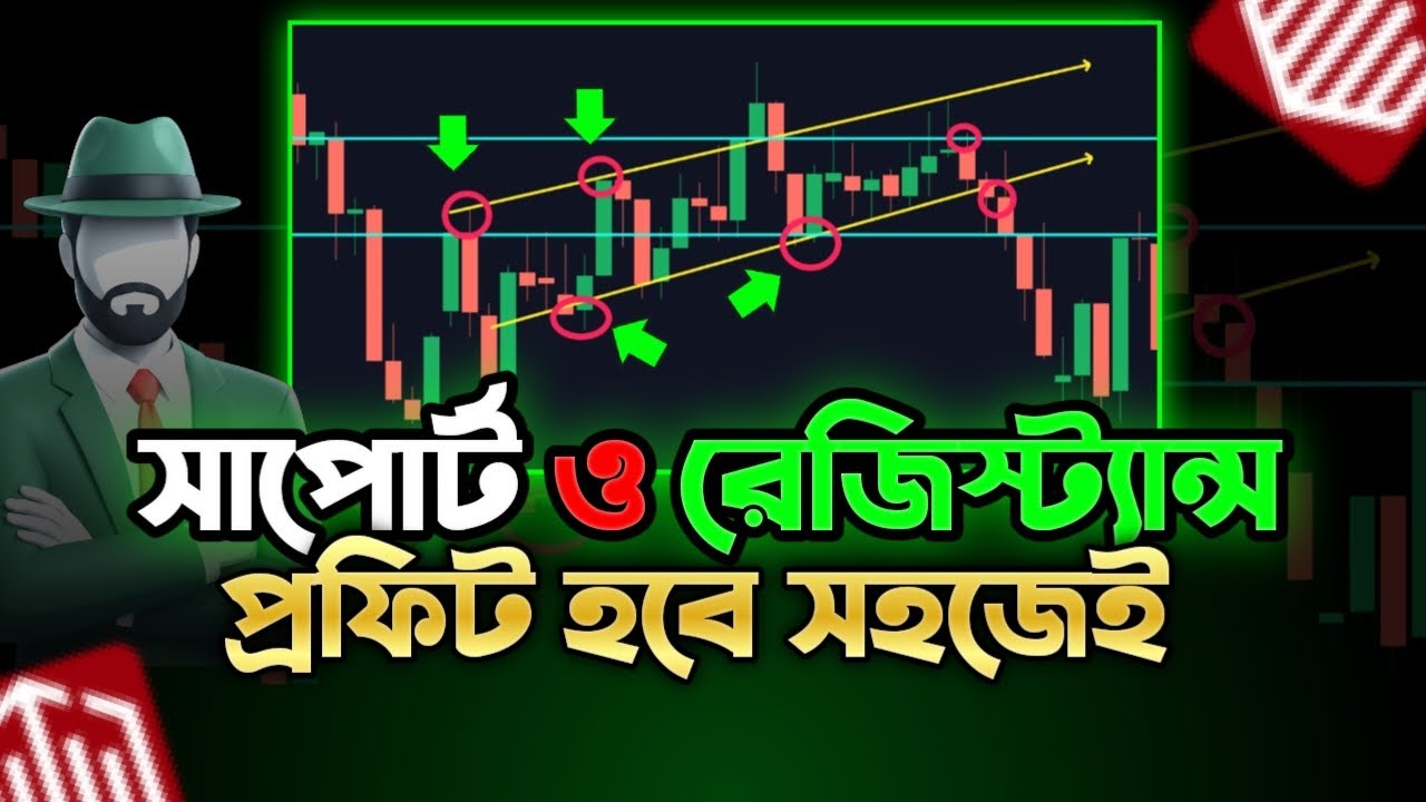 Support & Resistance দিয়ে সহজ ট্রেডিং টেকনিক! Quotex Bangla Strategy For Beginners