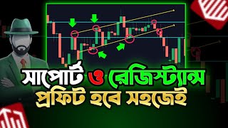 Support & Resistance দিয়ে সহজ ট্রেডিং টেকনিক! Quotex Bangla Strategy For Beginners