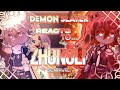 Demon slayer react to Genshin Impact // 4/? // Liyue/Zhongli // Genshin Impact x Demon Slayer