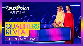 Second Semi-Final Qualifiers Reveal | Eurovision 2024 | #Unitedbymusic 🇸🇪