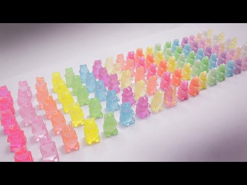 (eng)하리보스101🌟당신의 하리보에 투표하세요!🌈 하리보 비누 100개 만들기 도전💦💦