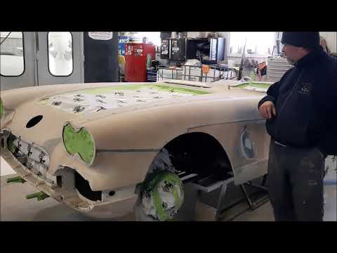 1958 Chevrolet Corvette Restoration Update, Body Work Progress,  lastchanceautorestore com