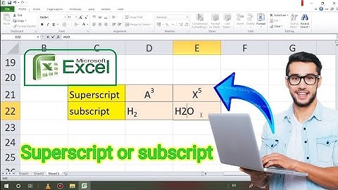 Ms Excel me superscript or subscript ko kaise use krte h#excelsuperscript_subscript
