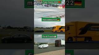 🚨 !Truck Brake Test Gone WRONG (FAW vs Mercedes)#shorts #mersedes #viralshort