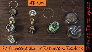 How To Remove & Replace Shift Accumulator: 4R70W / 4R75W / 4R75E Series Part 5