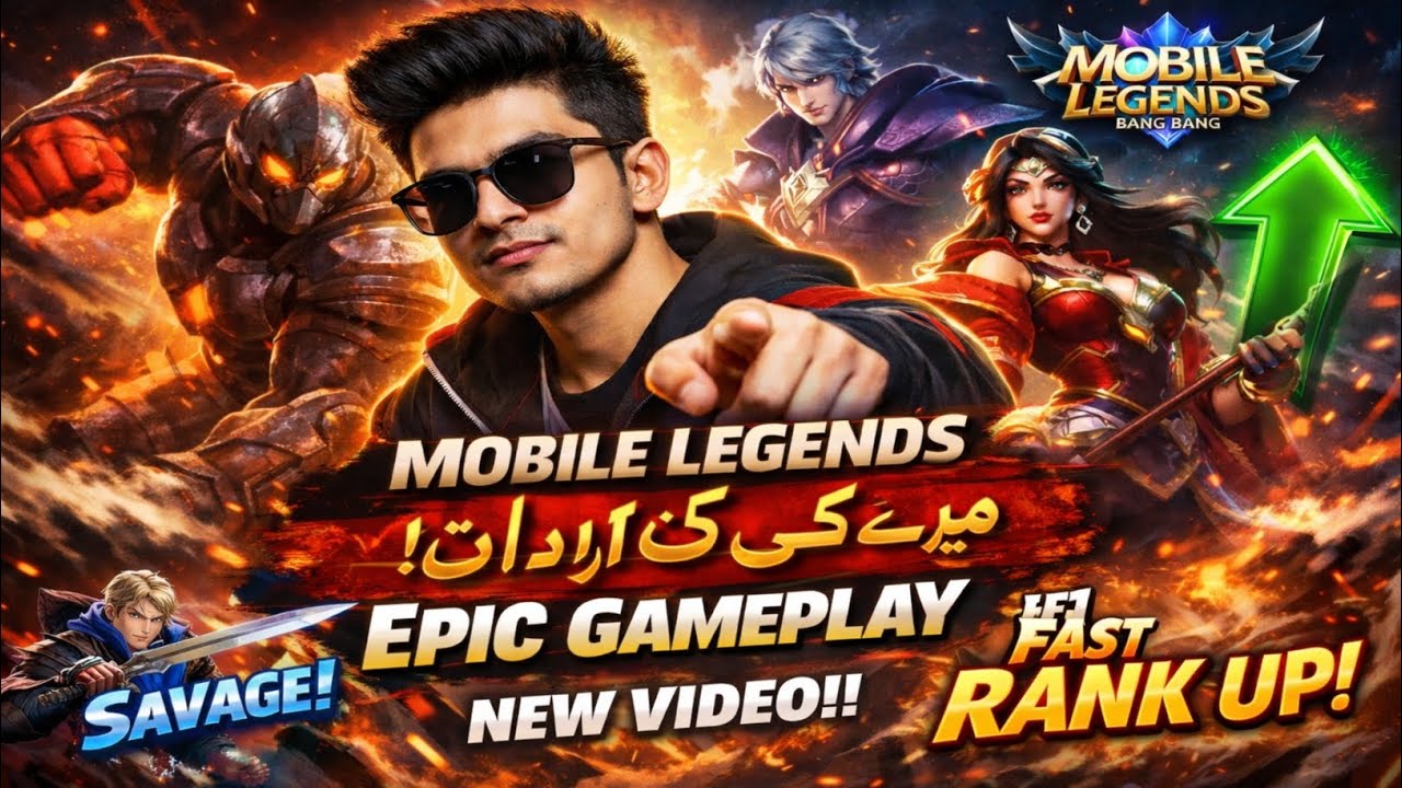 Mobile Legends Epic Gameplay 🔥 Rank Push | Crazy Skills & Savage