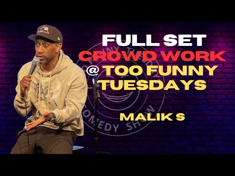 FULL SET of CROWD WORK - Malik S Stand Up Comedy