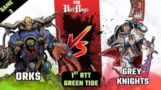 Orks 3-0 RTT Game 3 vs Grey Knights | Chapter Approved Competitive | Warhammer 40k Battle Report screenshot 5