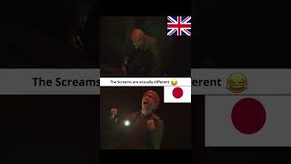 Silent Hill 2 - Voice Actor Screams 🤯 Japanese vs English #silenthill
