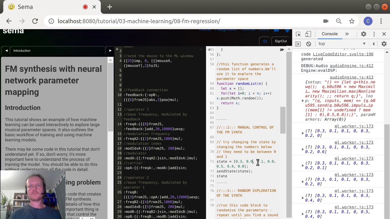 Watch Sema tutorial: Parameter Mapping with FM Synthesis on YouTube Watch Sema tutorial: Parameter Mapping with FM Synthesis on YouTube