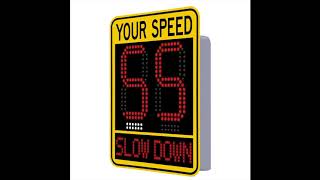 SafePace Evolution 15SD Driver Feedback Radar Speed Sign