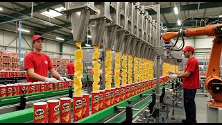 Inside the Pringles Factory: From Raw Potatoes to Perfect Chips (Full Process)